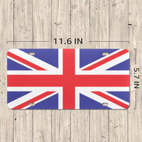 United Kingdom Flag Custom License Plate - Conscious Apparel Store