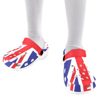 United Kingdom Flag Kids Clogs - Conscious Apparel Store