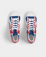 United Kingdom Flag Men's Hightop Canvas Shoe Sneakers - Conscious Apparel Store