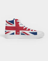 United Kingdom Flag Men's Hightop Canvas Shoe Sneakers - Conscious Apparel Store