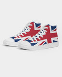 United Kingdom Flag Men's Hightop Canvas Shoe Sneakers - Conscious Apparel Store