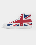 United Kingdom Flag Men's Hightop Canvas Shoe Sneakers - Conscious Apparel Store