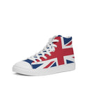 United Kingdom Flag Men's Hightop Canvas Shoe Sneakers - Conscious Apparel Store