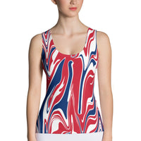 United Kingdom Flag Splash-Camo Women's Tank Top - Conscious Apparel Store