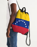 Venezuela Flag Canvas Drawstring Bag - Conscious Apparel Store