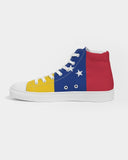 Venezuela Flag Men's Hightop Canvas Shoe - Conscious Apparel Store