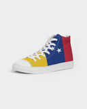 Venezuela Flag Men's Hightop Canvas Shoe - Conscious Apparel Store