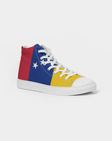 Venezuela Flag Men's Hightop Canvas Shoe - Conscious Apparel Store