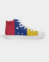 Venezuela Flag Men's Hightop Canvas Shoe - Conscious Apparel Store