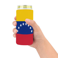 Venezuela Flag Neoprene Can Cooler 5" x 2.3" dia. - Conscious Apparel Store