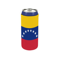 Venezuela Flag Neoprene Can Cooler 5" x 2.3" dia. - Conscious Apparel Store