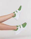 Women's Egyptian Hieroglyphics (Green) Two-Tone Sneaker - Conscious Apparel Store