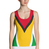 Women's Guyana Flag Women's Tank Top - Conscious Apparel Store